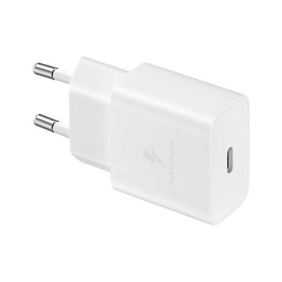 SAMSUNG oryginalna ładowarka sieciowa Typ C + kabel Typ C do Typ C PD 3A 15W EP-T1510XWEGEU biała blister