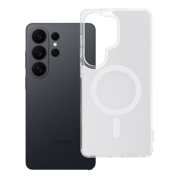 Futerał do Samsung S26 ULTRA Clear Fusion Mag Cover zgodny z MagSafe biały