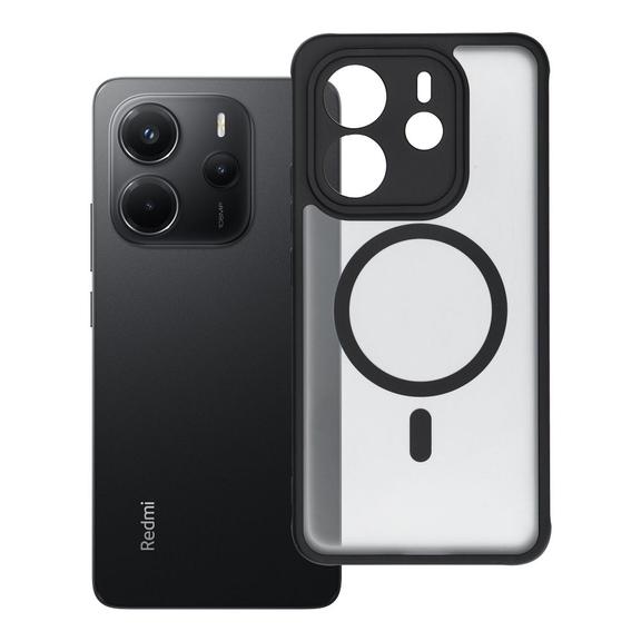 Etui na Xiaomi Redmi Note 14 4G Full Matte Mag Cover zgodne z MagSafe czarne