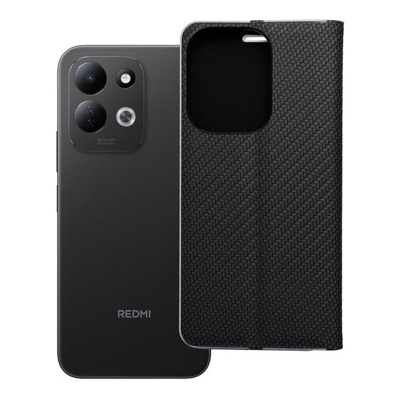 Etui z klapką na Xiaomi Redmi 17 4G / 17 5G EU Luna Book Carbon czarne