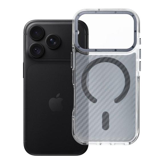 Etui na iPhone 18 Pro / 17 Pro Fiber zgodne z MagSafe szare