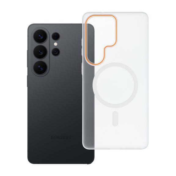 Etui na Samsung S26 ULTRA Go Orange zgodne z MagSafe transparentne