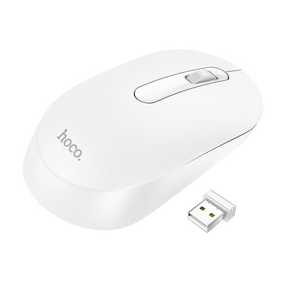 Myszka bezprzewodowa Hoco 2,4G 1200 dpi GM14 biała