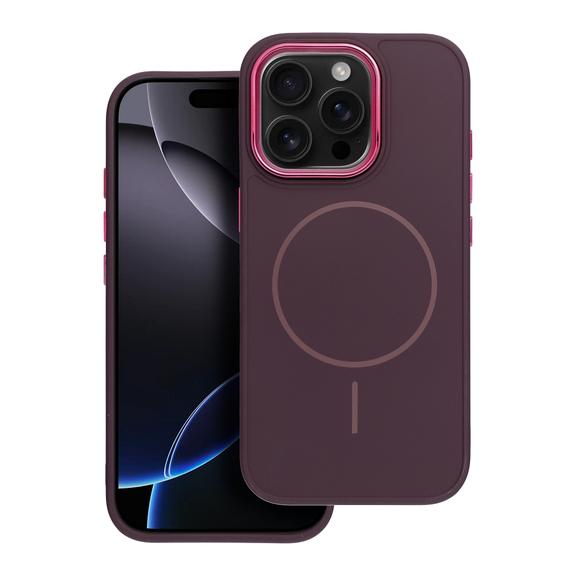 Futerał do iPhone 13 PRO Frame Mag Cover zgodny z MagSafe fioletowy