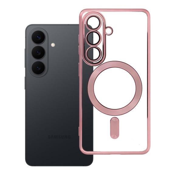Futerał do Samsung S26 Electro Mag Cover zgodny z MagSafe złoty róż