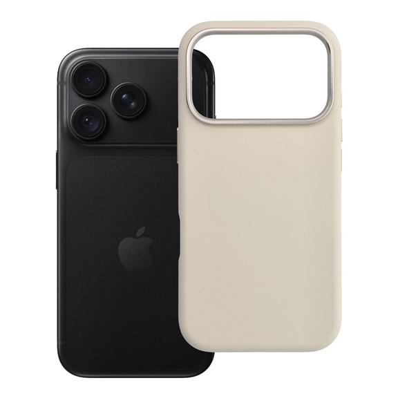 Etui na iPhone 18 Pro / 17 Pro Forcell F-Protect Frame Premium zgodne z MagSafe antique white 0INT