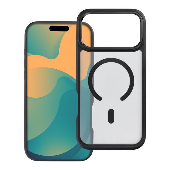 Etui na iPhone 11 / XR Forcell F-Protect Smoke Hybrid Premium Lite zgodne z MagSafe czarne 0INT