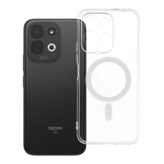 Etui na Xiaomi Redmi 17 4G / 5G Clear Case 2 mm Mag Cover zgodne z MagSafe (camera protection) transparentne