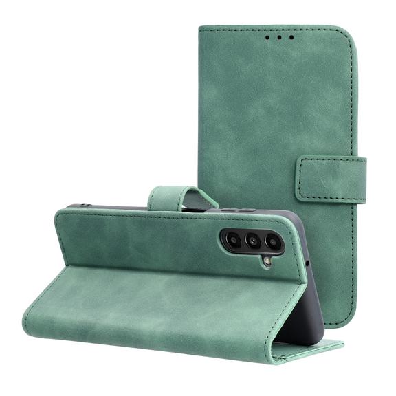 Etui z klapką na Samsung A13 5G / A04S Tender Book zielone