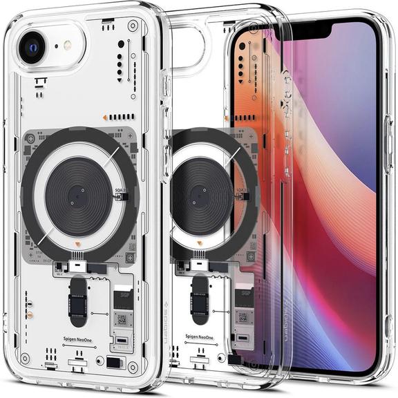 SPIGEN futerał ULTRA HYBRID MAG kompatybilny z MagSafe do IPHONE 16e (SE 4 2025) neo one