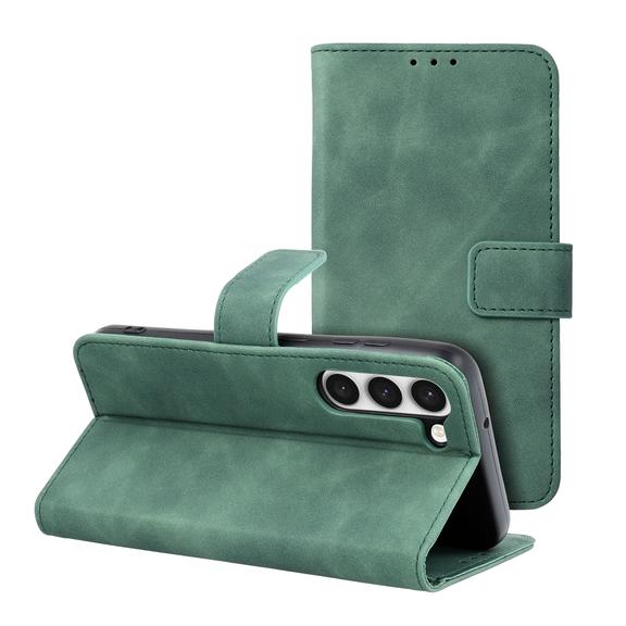 Etui z klapką na Samsung S23 Tender Book zielone