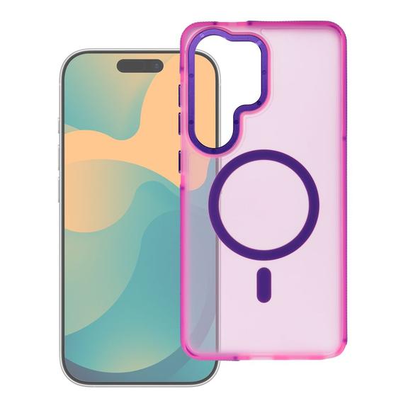 Etui na Samsung S26 Ultra Forcell F-Protect Vivid Premium zgodne z MagSafe różowe 0INT