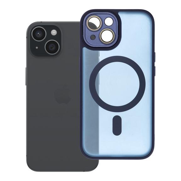 Etui na iPhone 15 Variete Mag Cover zgodne z MagSafe granatowe