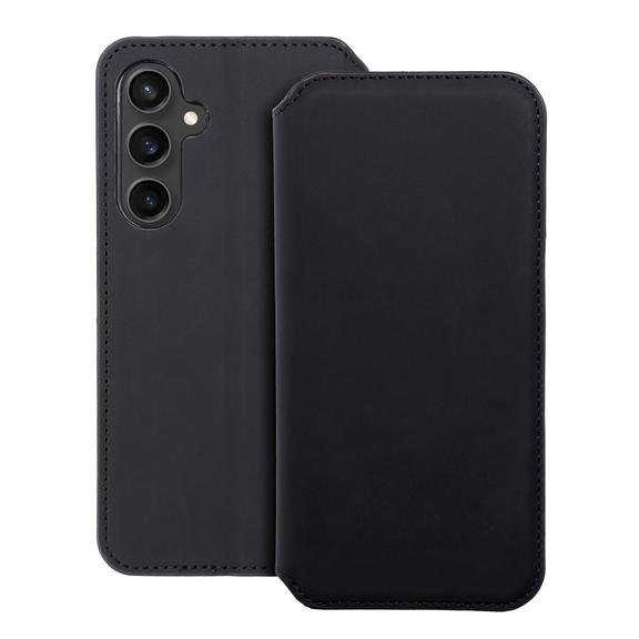 Etui z klapką na Samsung S23 FE Dual Pocket Book czarne