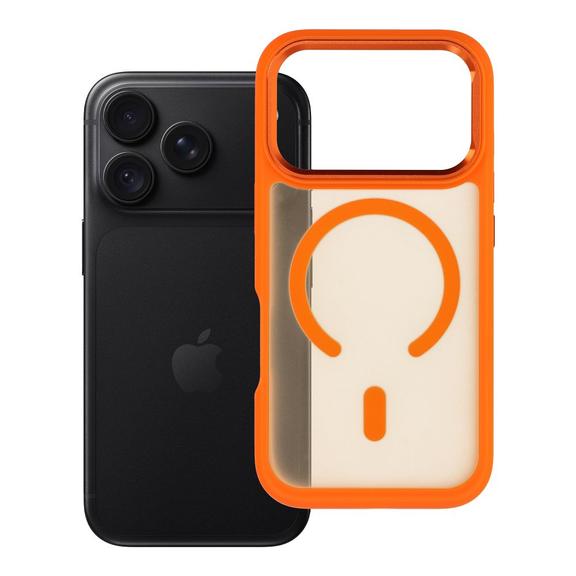 Etui na iPhone 18 Pro / 17 Pro Forcell F-Protect Smoke Hybrid Premium zgodne z MagSafe orange 0INT