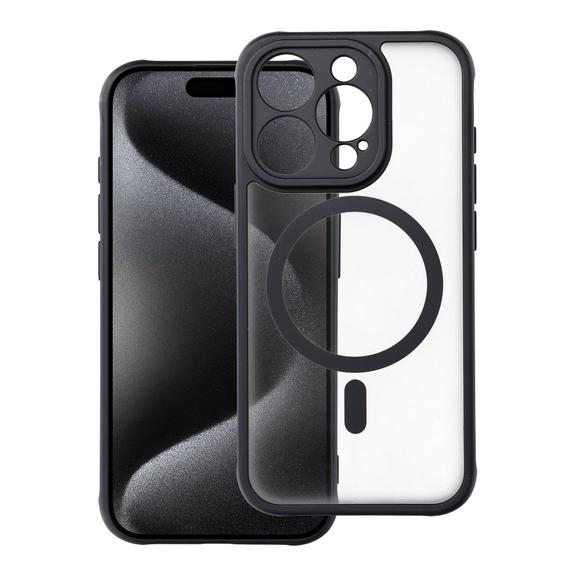 Etui na iPhone 15 PRO Full Matte Mag Cover zgodne z MagSafe czarne