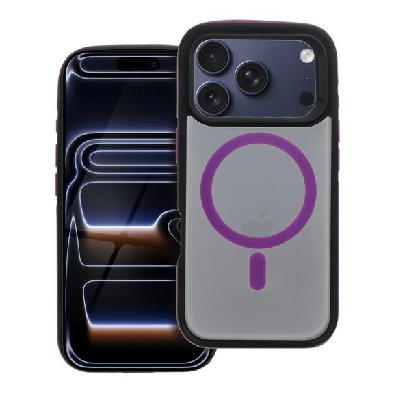 Etui na iPhone 17 Pro / 18 Pro (low camera edge) Neo zgodne z MagSafe fioletowe