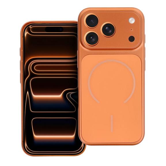 Futerał do iPhone 14 PRO MAX Make 17 zgodny z MagSafe pomarańczowy