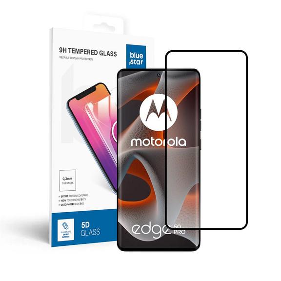 Szkło hartowane do Motorola Edge 50 PRO Blue Star 5D czarne