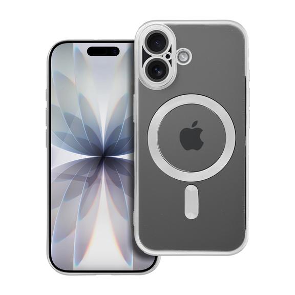 Etui na iPhone 17 Electro Mag Cover zgodne z MagSafe srebrne