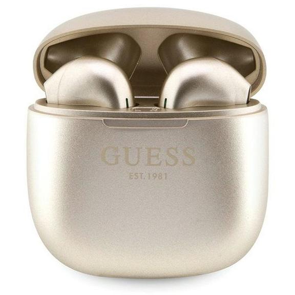 GUESS słuchawki bezprzewodowe bluetooth TWS + stacja dokująca GUTWST26PSD (Classic EST Logo) złote