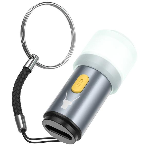 Adapter USB C do LED light Hoco UA38A szary