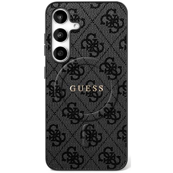 GUESS futerał do SAMSUNG S25 FE kompatybilny z MagSafe GUHMS25FEG4GFRK (Ring Classic Logo) czarny