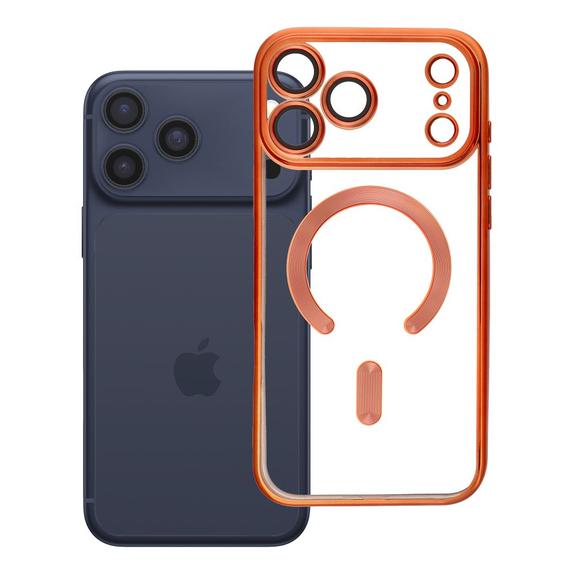 Etui na iPhone 17 Pro Max / 18 Pro Max (low camera edge) Electro Mag Cover zgodne z MagSafe orange