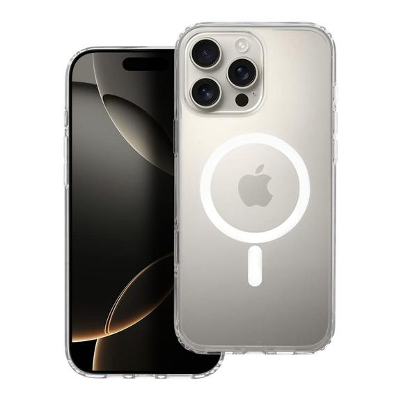 Futerał do iPhone 16 PRO MAX Clear Mag Cover Elite (STR / NIEŻÓŁKNĄCY / CAMERA CONTROL BUTTON) zgodny z MagSafe transparentny