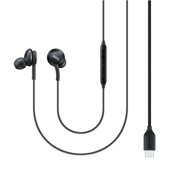 Oryginalne Słuchawki przewodowe douszne USB C Samsung AKG IC-100BBEGEU blister czarne