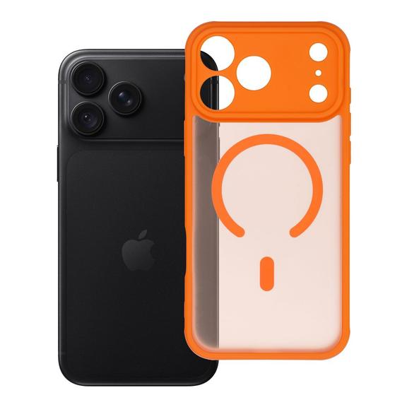 Etui na iPhone 18 Pro Max / 17 Pro Max Full Matte Mag Cover zgodne z MagSafe pomarańczowe