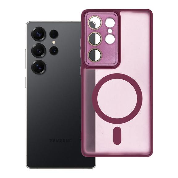 Etui na Samsung S25 ULTRA Variete Mag Cover zgodne z MagSafe fioletowe