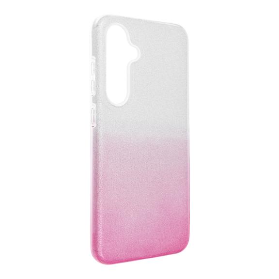Etui na Samsung S24 FE Shining transparentne różowe