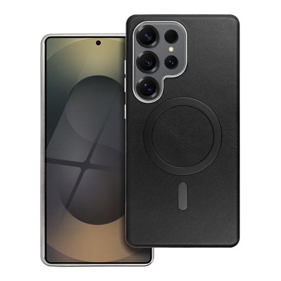 Futerał do Samsung S25 FE Gentleman Mag Cover zgodny z MagSafe czarny