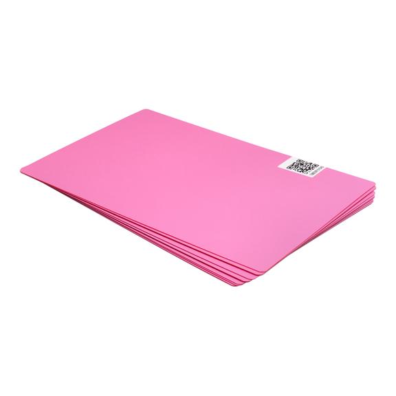 Folia do cięcia do plotera na tył telefonu 180 x 120 mm 10 sztuk - różowa z brokatem