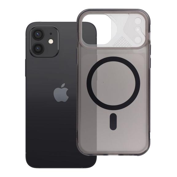 Etui na iPhone 12 / 12 Pro Aurora zgodne z MagSafe czarne
