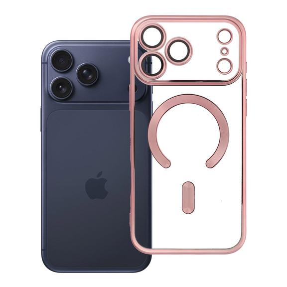Etui na iPhone 18 Pro Max / 17 Pro Max Electro Mag Cover zgodne z MagSafe złoto różowe