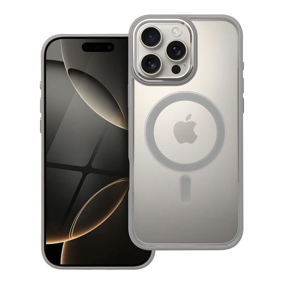 Futerał do iPhone 16 PRO MAX Color Edge Mag Cover zgodny z MagSafe tytanowy szary