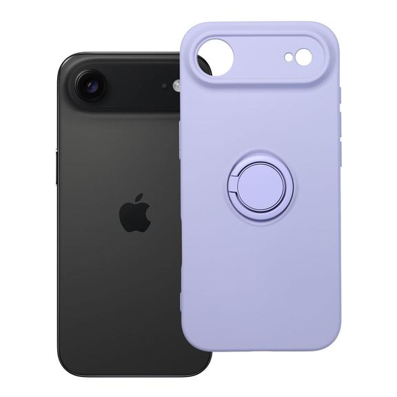 Futerał do iPhone 17 AIR Silicone Ring fioletowy