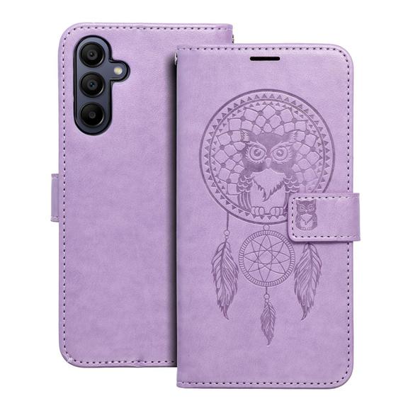 Etui z klapką na Samsung A15 4G / A15 5G Mezzo Book łapacz snów fioletowe