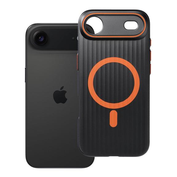 Futerał do iPhone 17 AIR Simply zgodny z MagSafe tytanowy czarny
