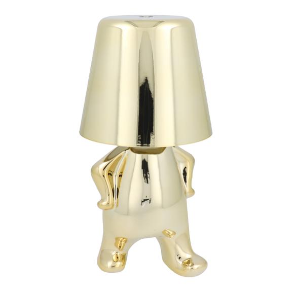 Lampka nocna GOLD MAN Art Deco stojący (wzór 1) MLTL