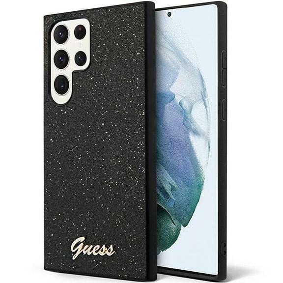 GUESS futerał do SAMSUNG S24 Ultra GUHCS24LHGGSHK (Glitter Script) czarny