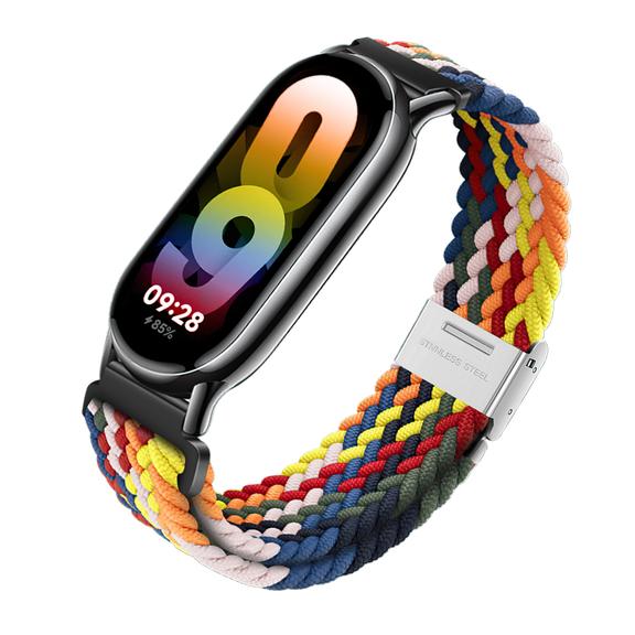 Pasek do Mi Band 8 Xiaomi Forcell F-Design FX5 sprzączka włókno poliestrowe siedem kolorów