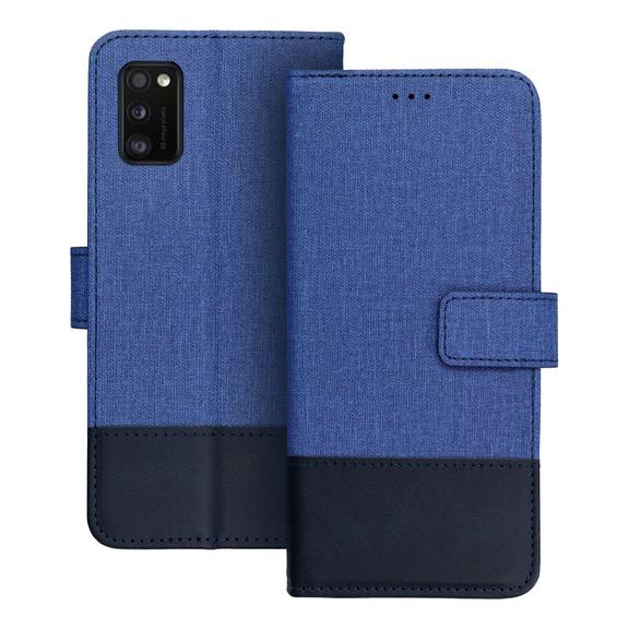 Etui z klapką na Samsung A41 Gomma Book niebieskie