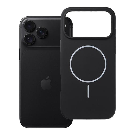 Etui na iPhone 18 Pro Max / 17 Pro Max Silicone 2mm (big hole) zgodne z MagSafe czarne