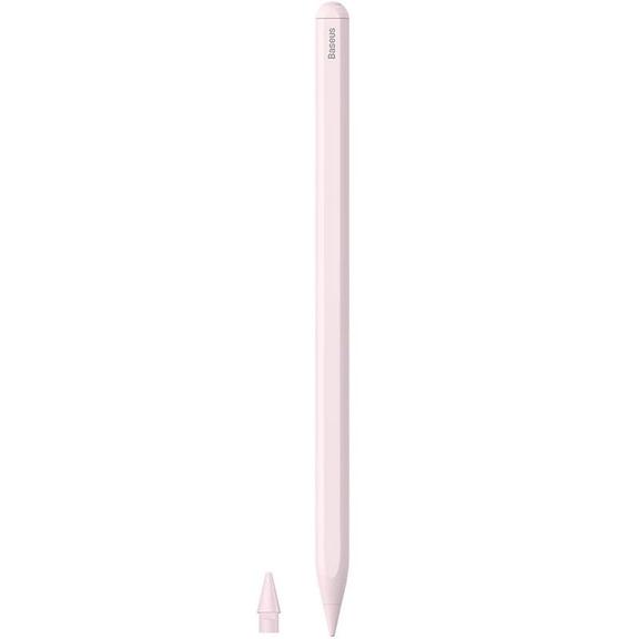 BASEUS rysik pojemnościowy aktywny z ładowaniem indukcyjnym kompatybilny z iPad 125 mAh Stylus Writing 2 Lite SXBC060104/BS-PS003 różowy