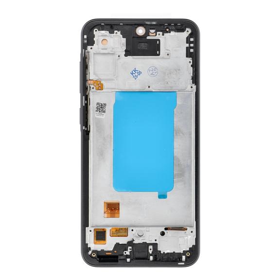REWA wyświetlacz LCD do SAMSUNG A36 OLED czarny z ramka