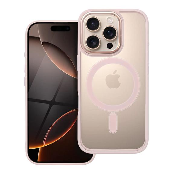 Futerał do iPhone 16 PRO Color Edge Mag Cover zgodny z MagSafe różowy