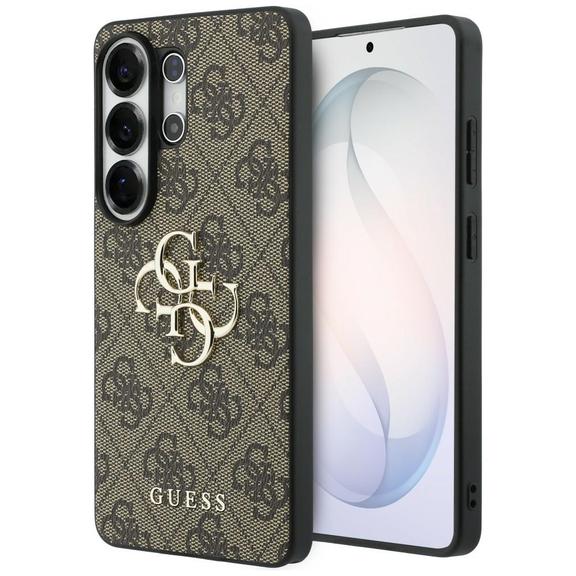 GUESS futerał do SAMSUNG S26 Ultra GUHCS26L4GMGBR (4G Big Metal Logo) brązowy